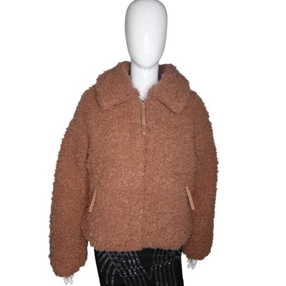UGG W Marve Sherpa Jacket Women's Size‎ - Picture 1 of 7
